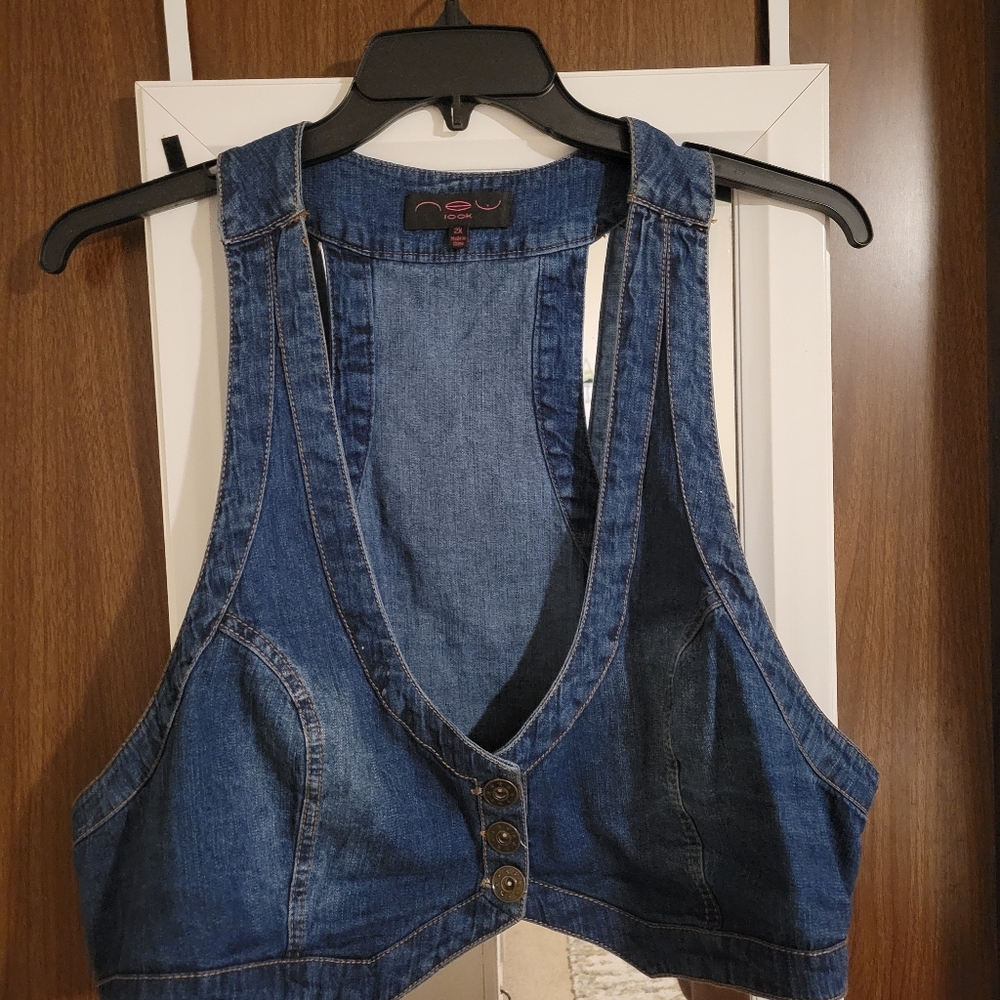 Denim vest